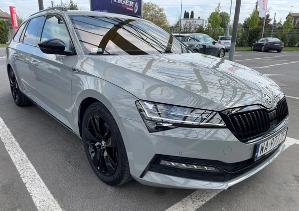 Skoda Superb cena 172500 przebieg: 23900, rok produkcji 2021 z Warszawa małe 137